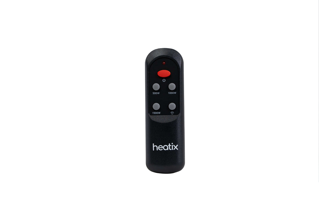 Handige afstandsbediening voor de Zwarte hangende Heatix terrasverwarmer of heater met 1500 Watt